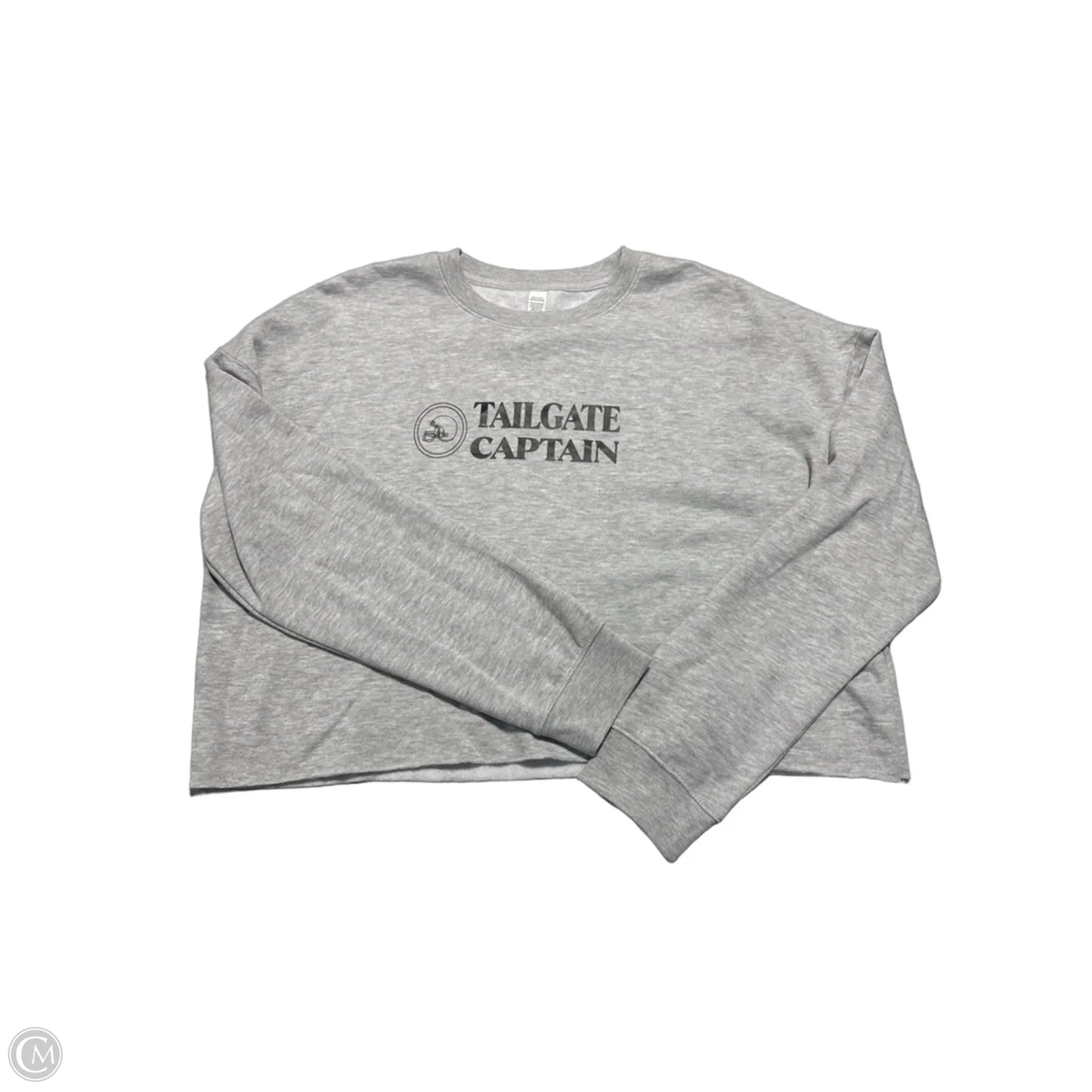 Top Long Sleeve By Cmf In Grey, Size: Xl