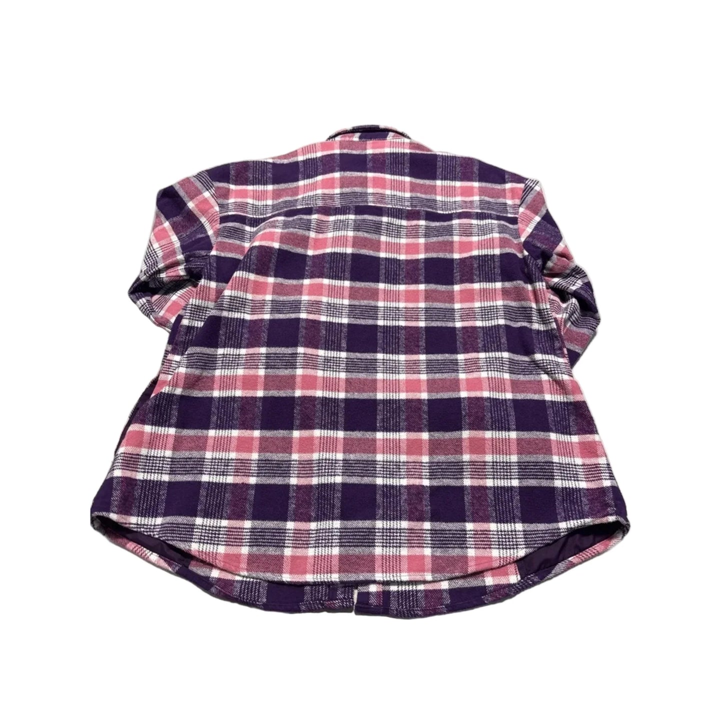 Jacket Fleece By Lane Bryant In Purple, Size: 14