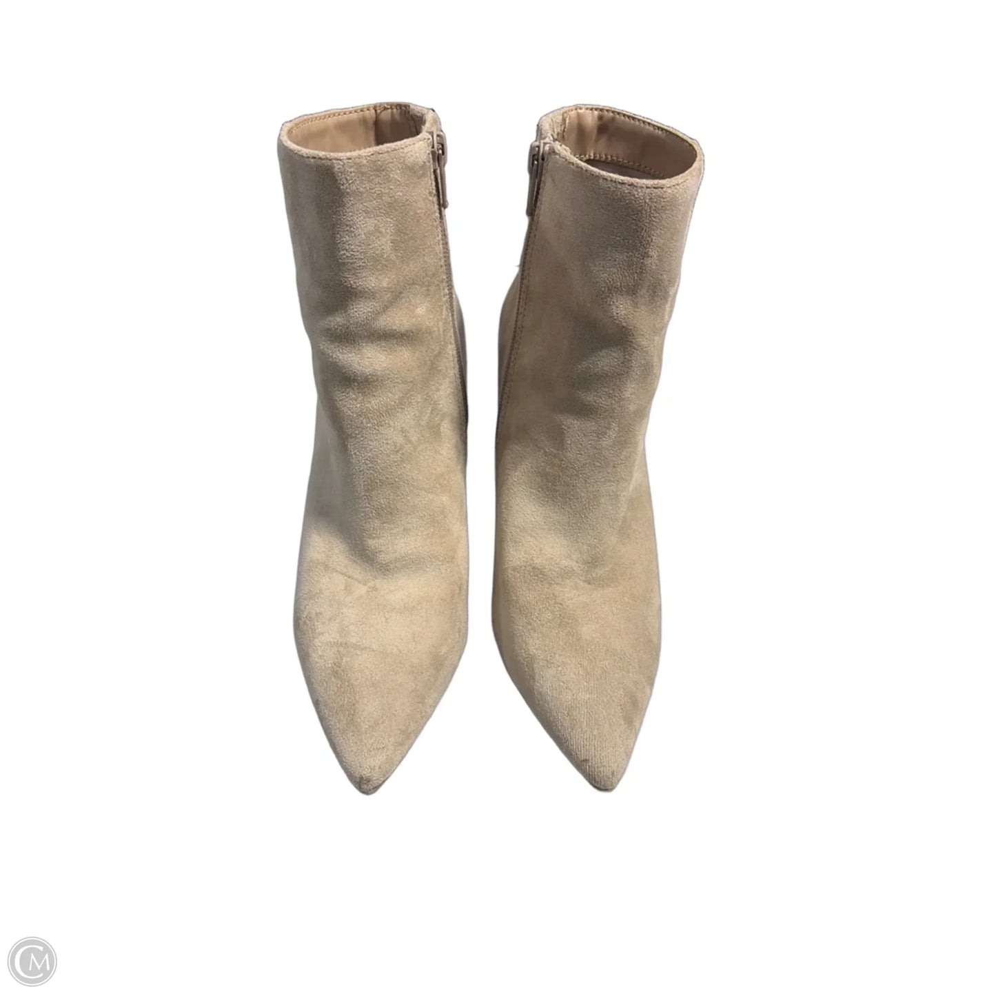 Boots Ankle Heels By A New Day In Tan, Size: 6.5