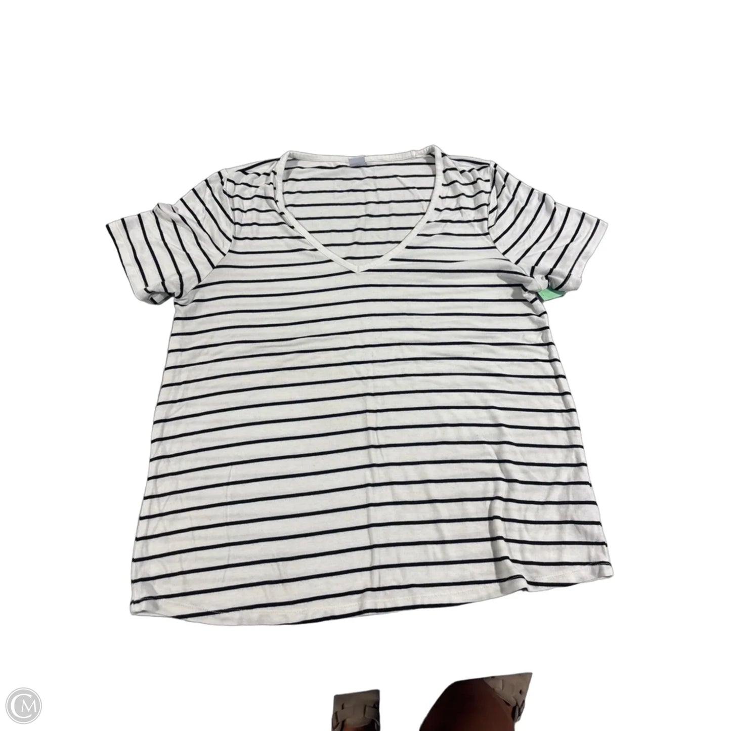 Top Short Sleeve By Old Navy In White, Size: Xs