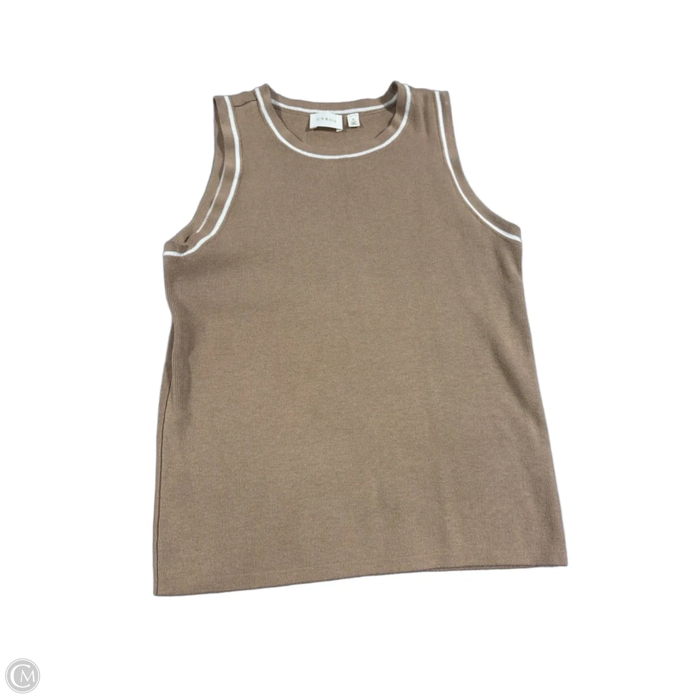 Tank Top By Cyrus In Tan, Size: S