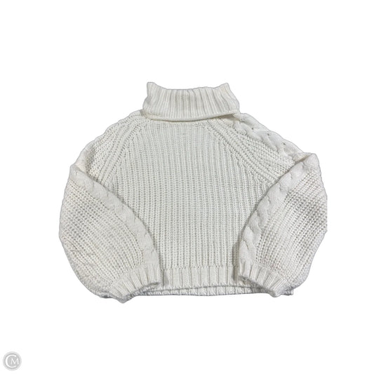 Sweater By Derek Heart In White, Size: L