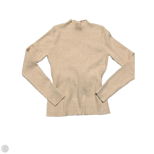 Top Long Sleeve By Pink Lily In Tan, Size: L