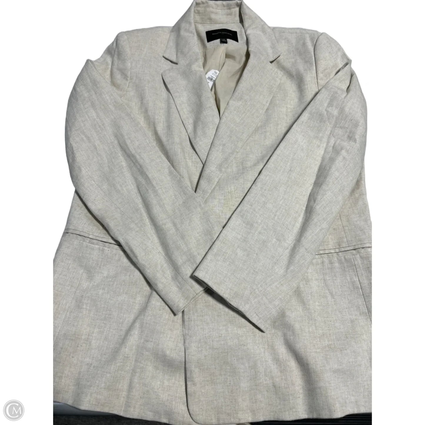 Jacket Other By Banana Republic In Cream, Size: L