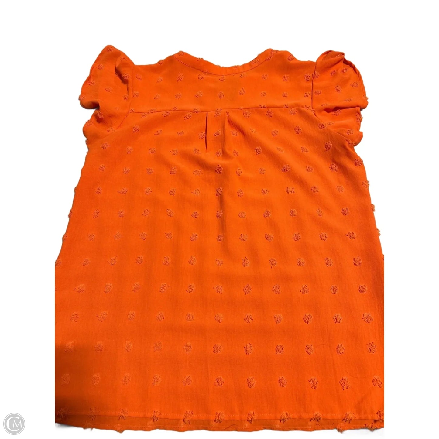 Top Short Sleeve By Merokeety In Orange, Size: L
