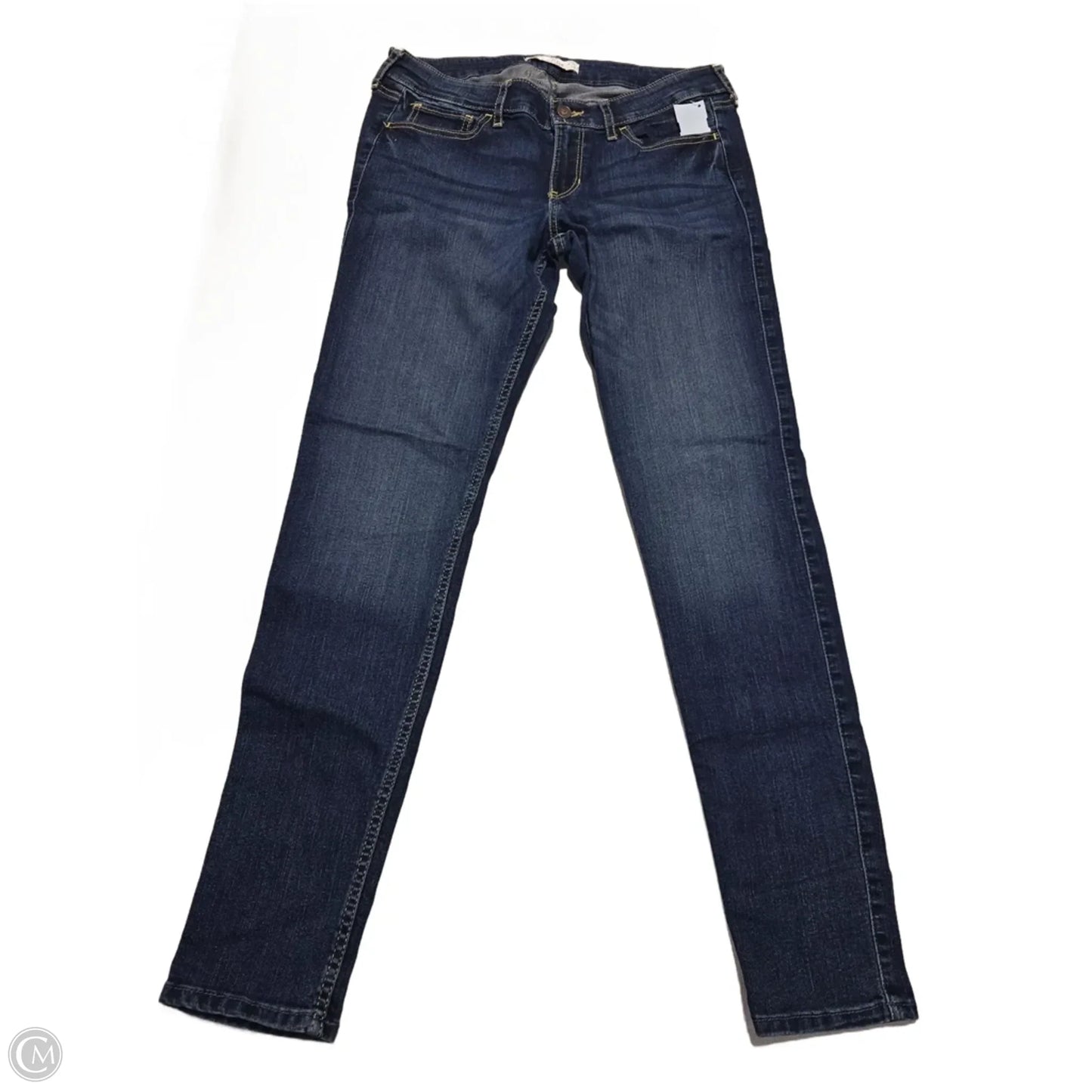 Jeans Skinny By Hollister In Blue Denim, Size: 10