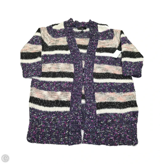 Cardigan By Lane Bryant In Purple, Size: L
