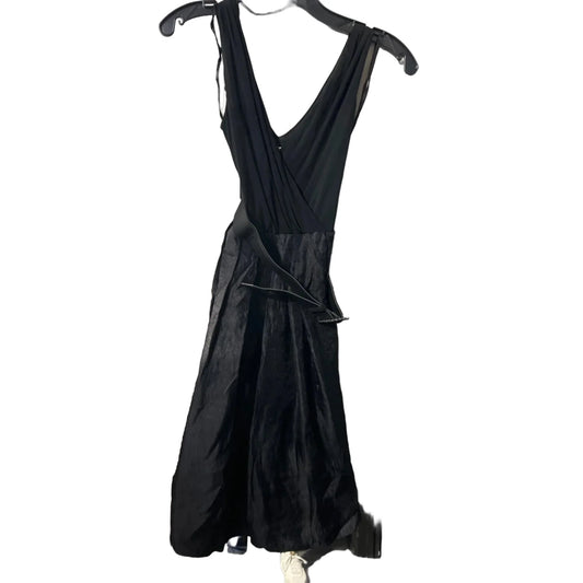 Dress Casual Midi By Evan-picone In Black, Size: M