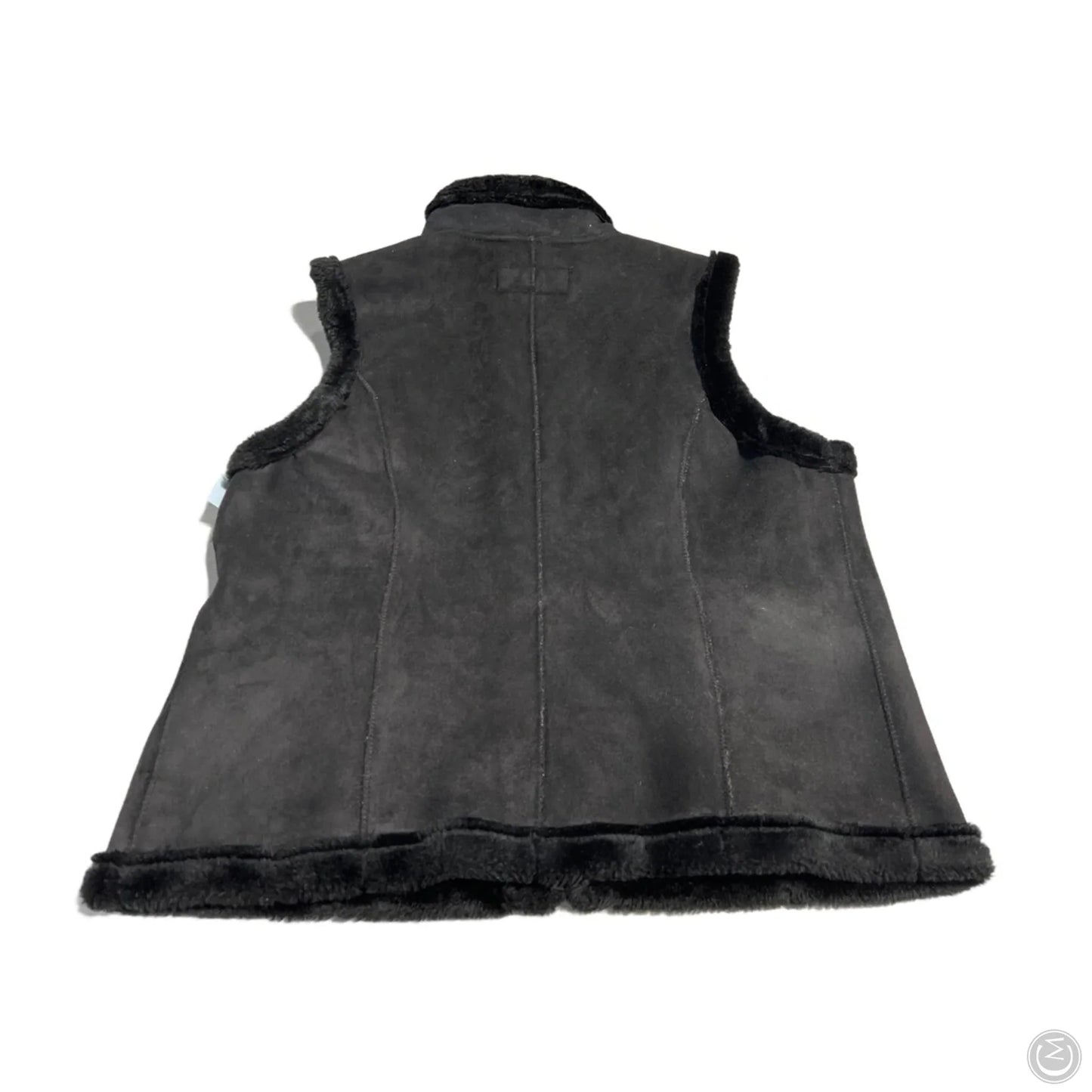 Vest Faux Fur & Sherpa By Cmb In Black, Size: L