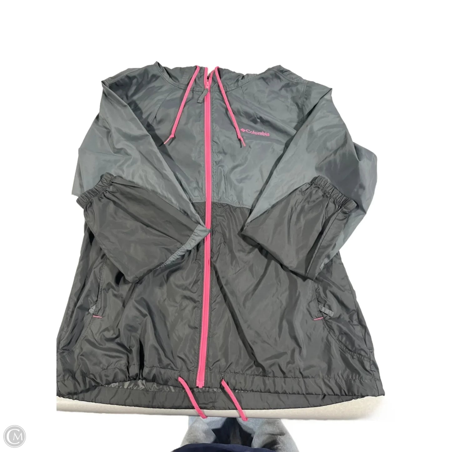 Jacket Other By Columbia In Grey & Pink, Size: L