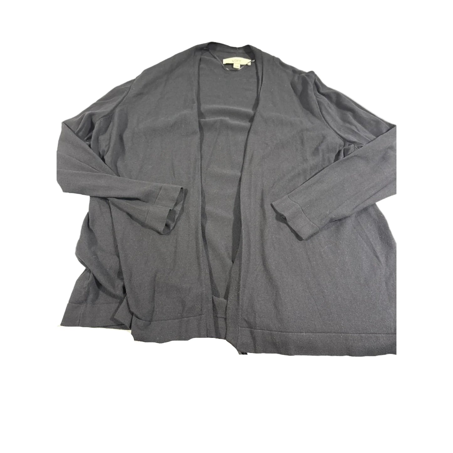 Cardigan By Loft In Black, Size: Xxl