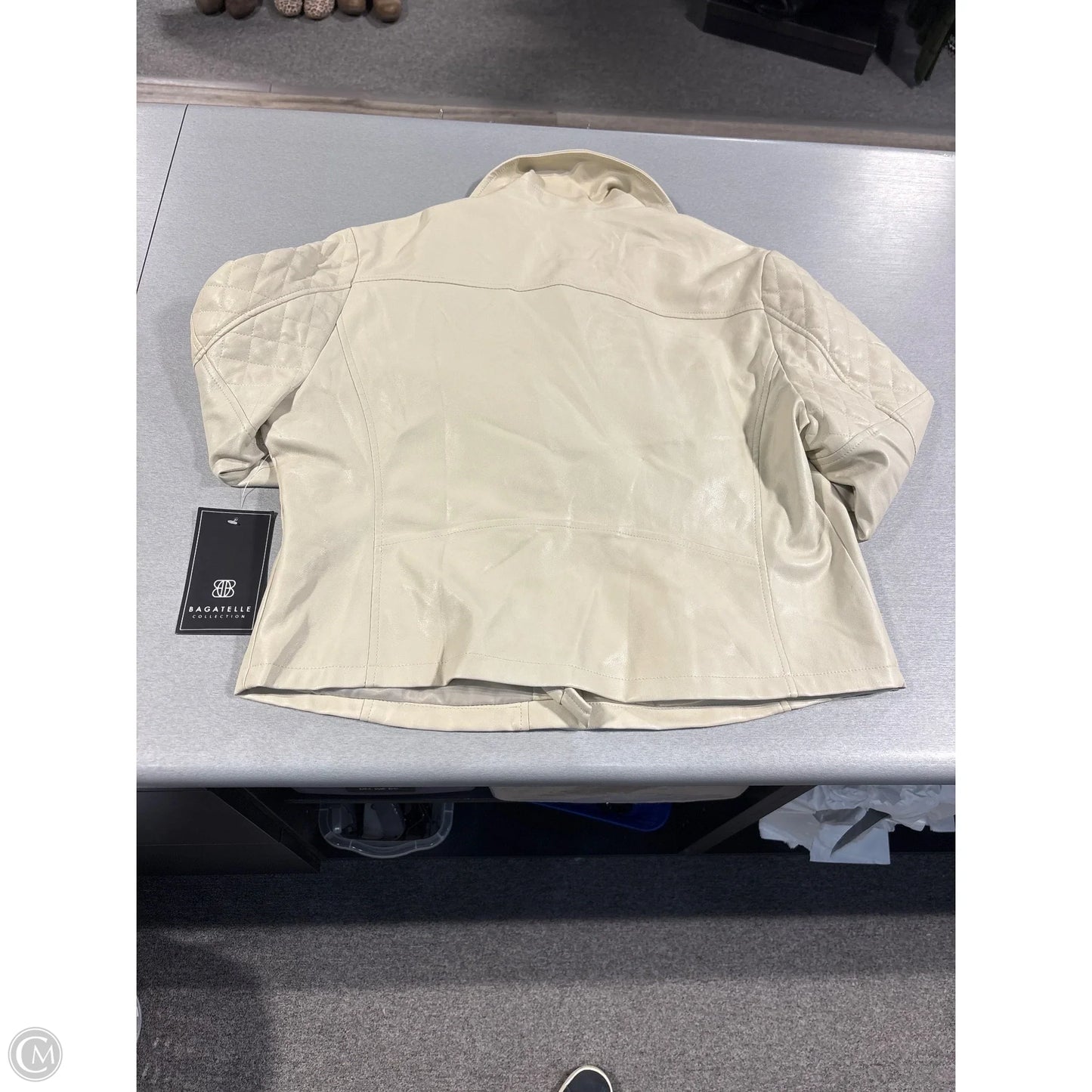 Jacket Leather By Bagatelle In Tan, Size: Xl