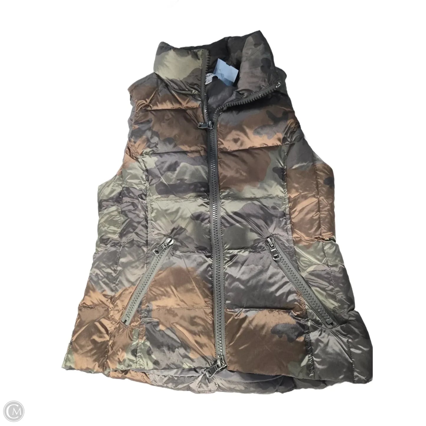 Vest Puffer & Quilted By Evereve In Camouflage Print, Size: S
