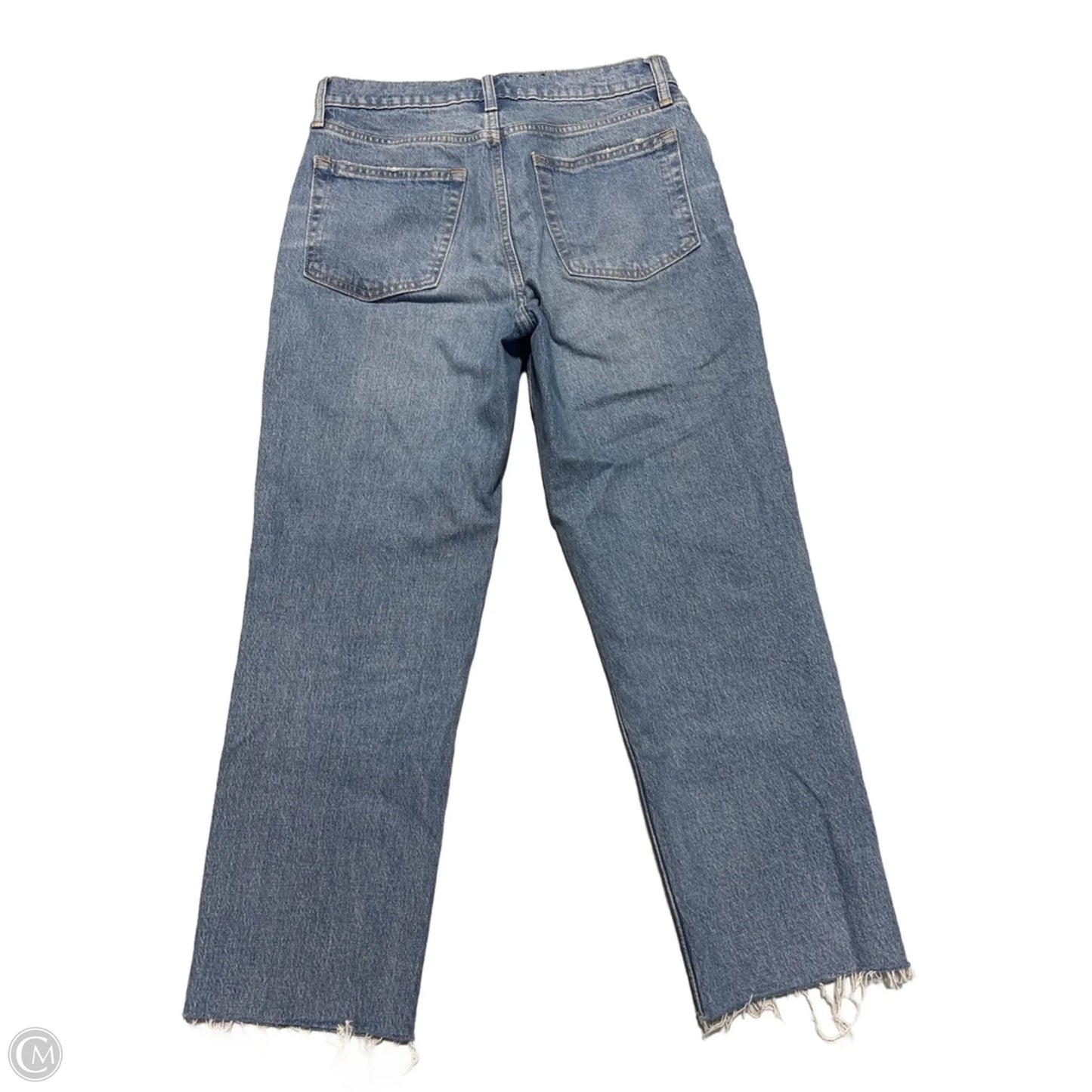 Jeans Straight By Gap In Blue Denim, Size: 6