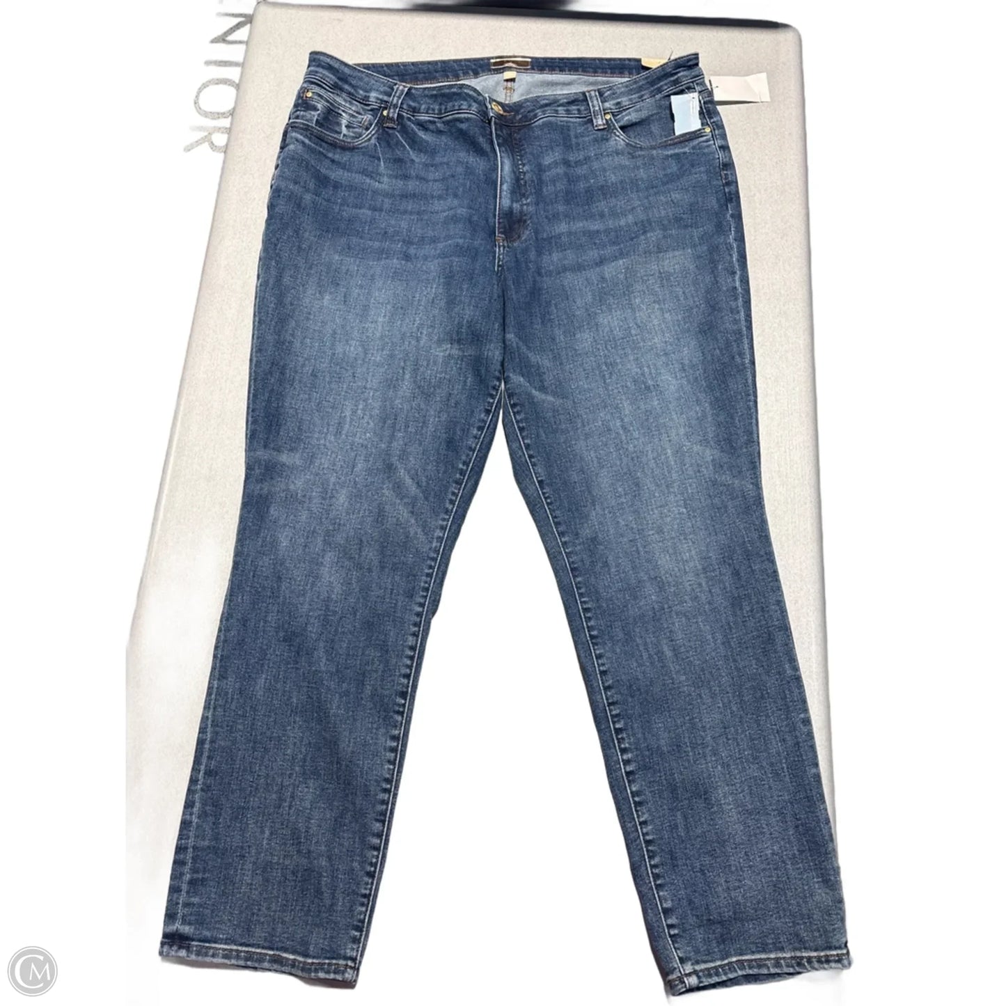 Jeans Skinny By Kut In Blue Denim, Size: 20