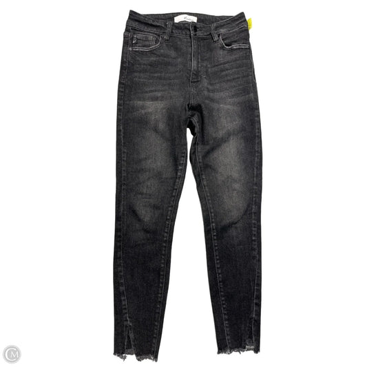 Jeans Skinny By Kancan In Black Denim, Size: 4