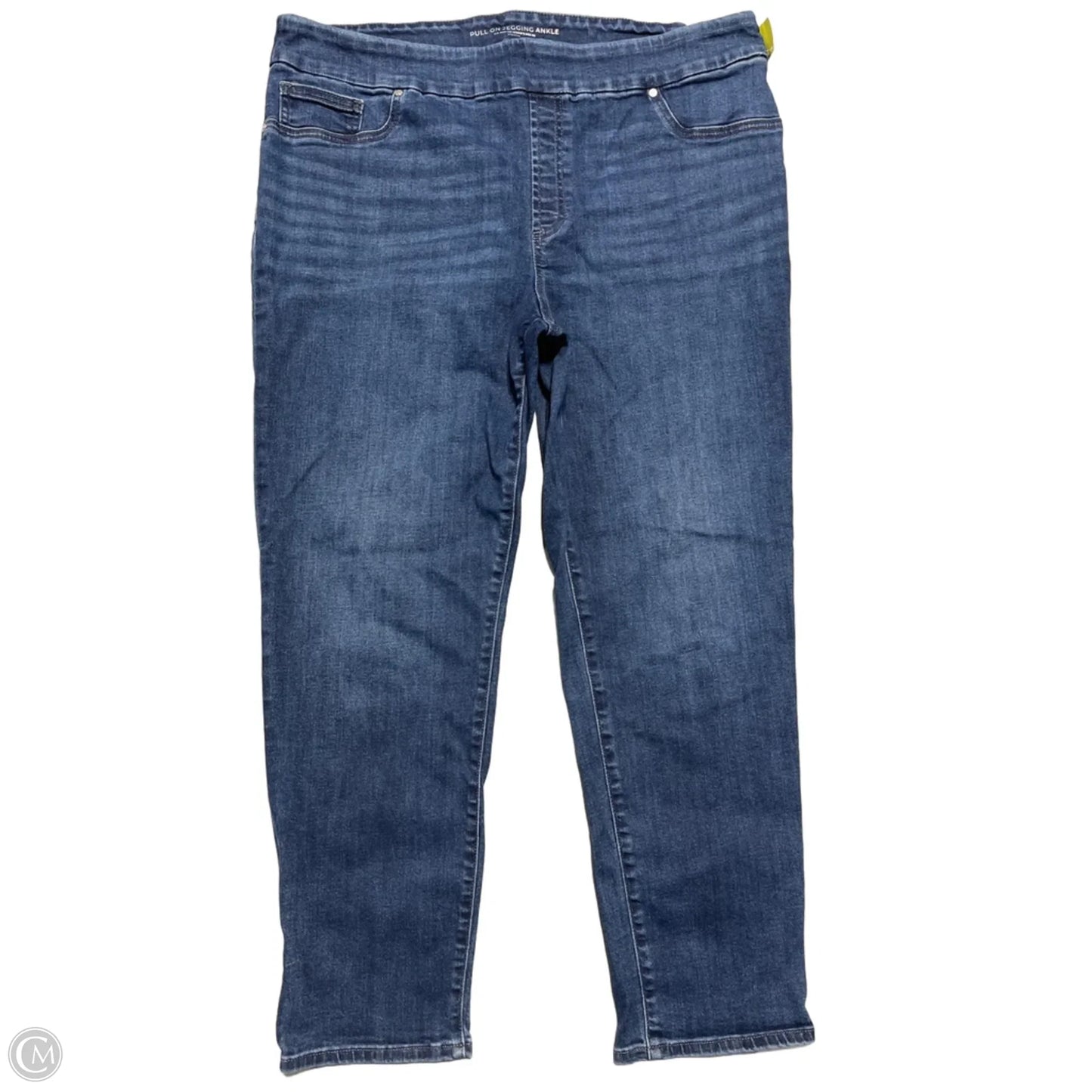 Jeans Jeggings By Chicos In Blue Denim, Size: 16