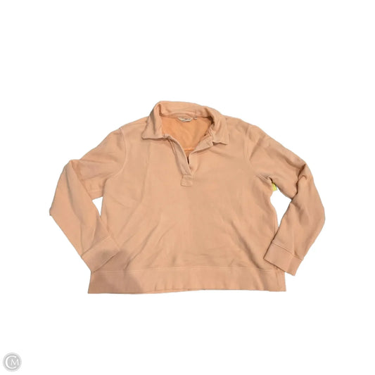 Sweatshirt Collar By Vineyard Vines In Orange, Size: L