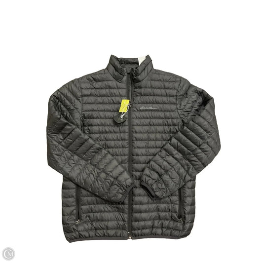 Coat Puffer & Quilted By Eddie Bauer In Black, Size: M