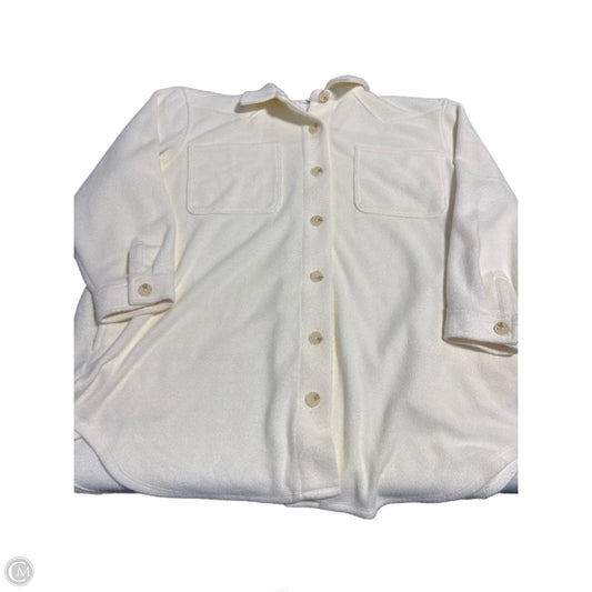 Top Long Sleeve By Maurices In White, Size: 2x