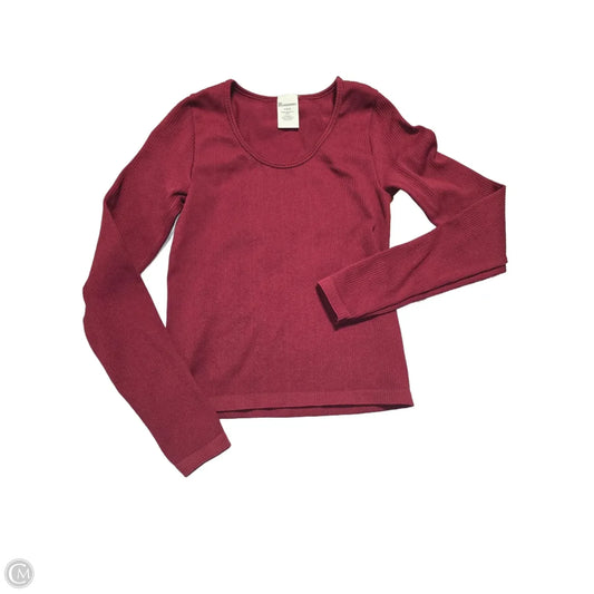 Top Long Sleeve By No Boundaries In Red, Size: S