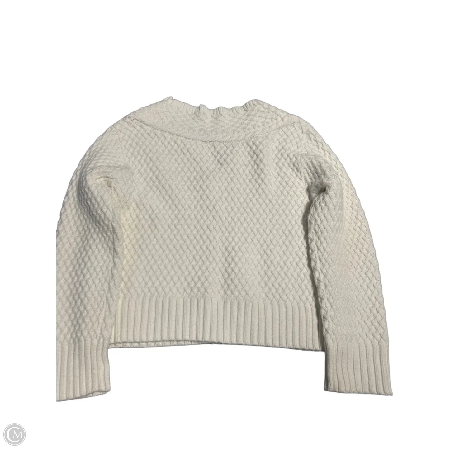 Sweater By Ann Taylor In White, Size: Xs