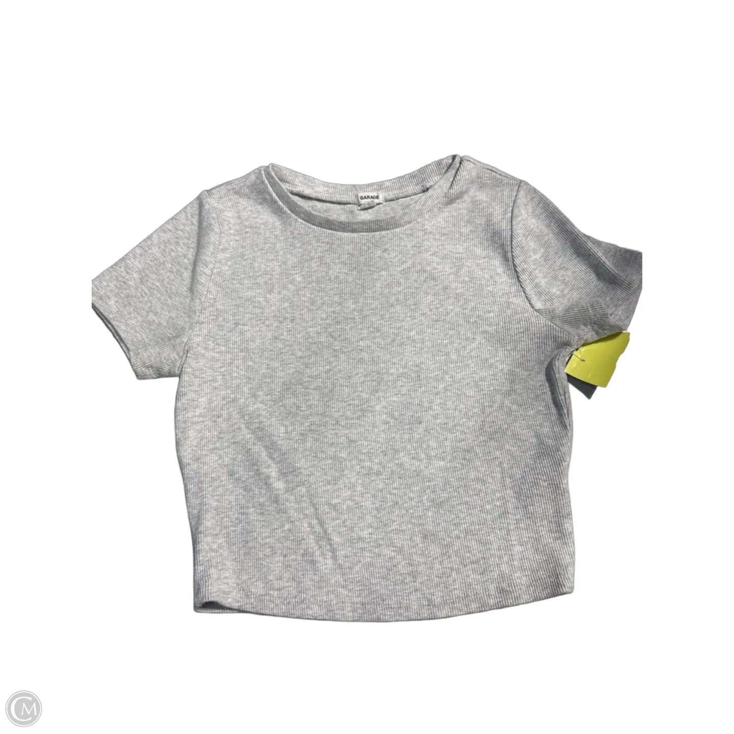 Top Short Sleeve Basic By Garage In Grey, Size: S
