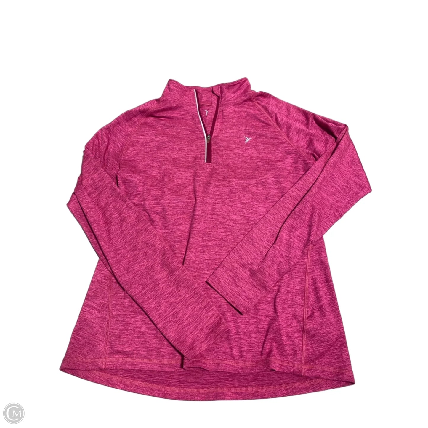 Athletic Top Long Sleeve Collar By Old Navy In Pink, Size: L