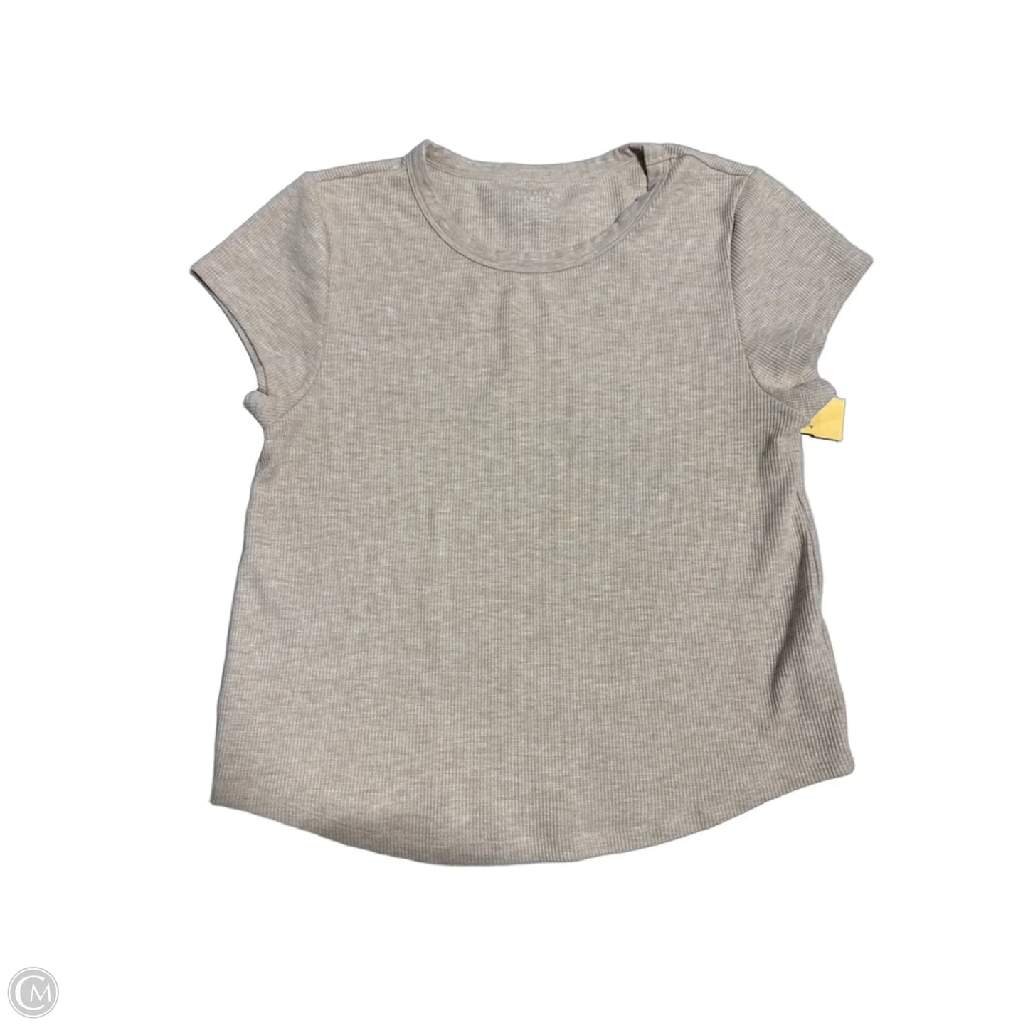 Top Short Sleeve By American Eagle In Beige, Size: Xl