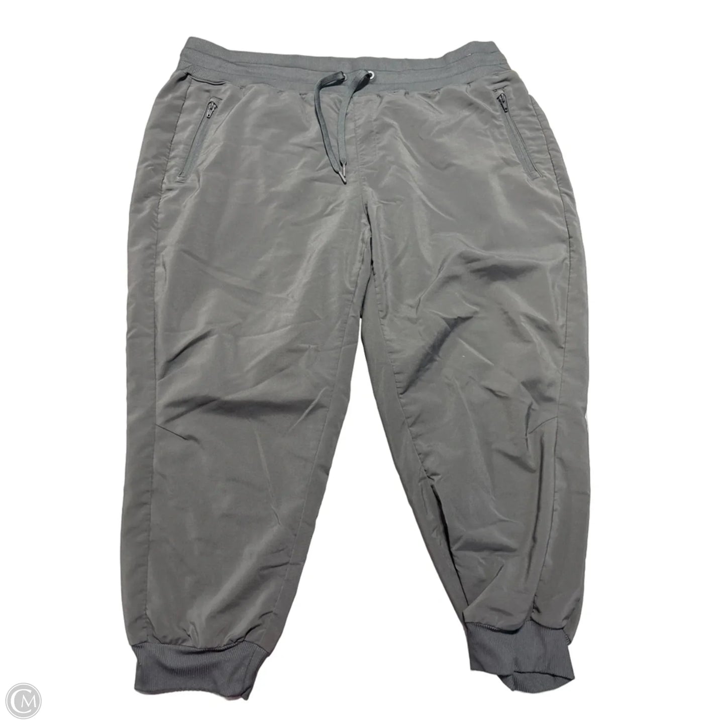 Athletic Pants By Stylus In Grey, Size: 2x