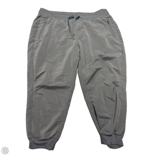 Athletic Pants By Stylus In Grey, Size: 2x