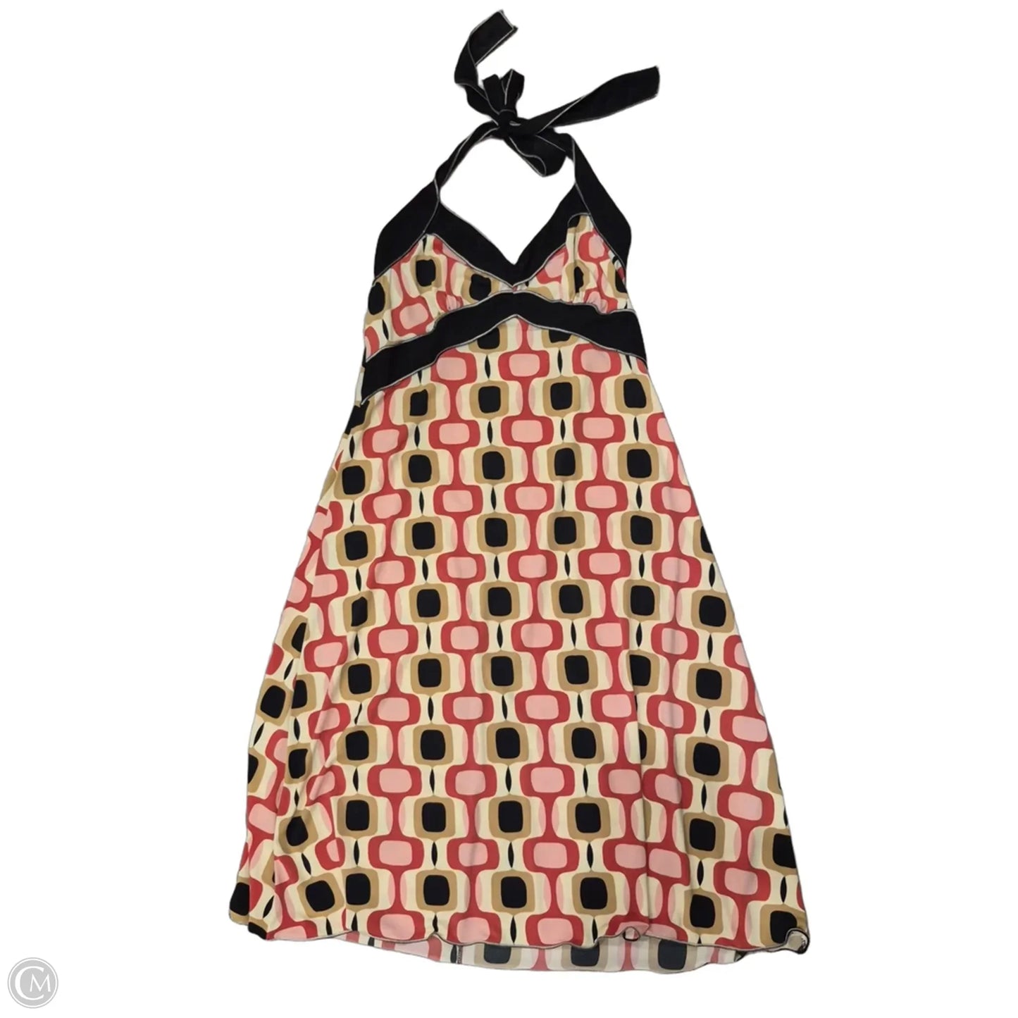 Dress Casual Midi By Studio M In Geometric Pattern, Size: L