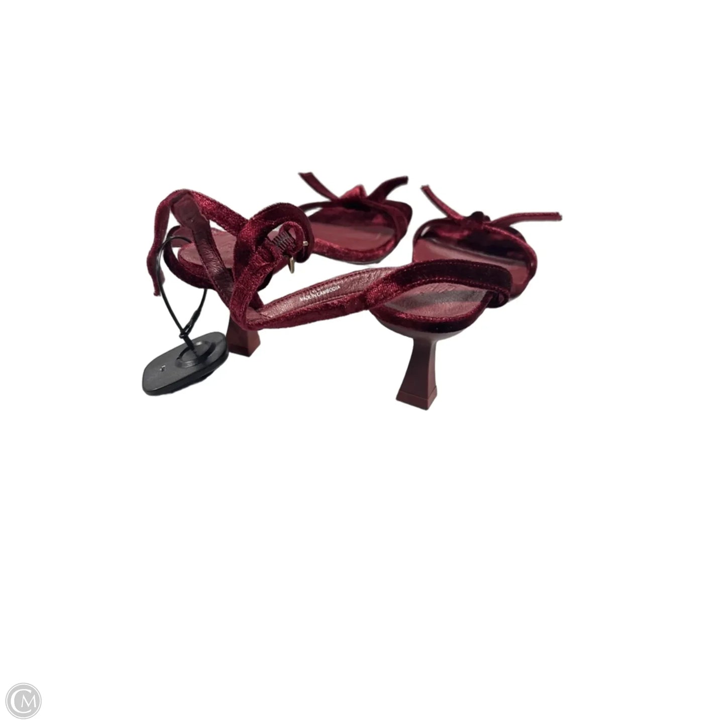 Shoes Heels Kitten By Gap In Maroon, Size: 6