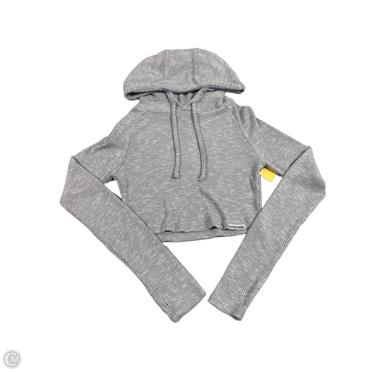 Sweatshirt Hoodie By Gym Shark In Grey, Size: M