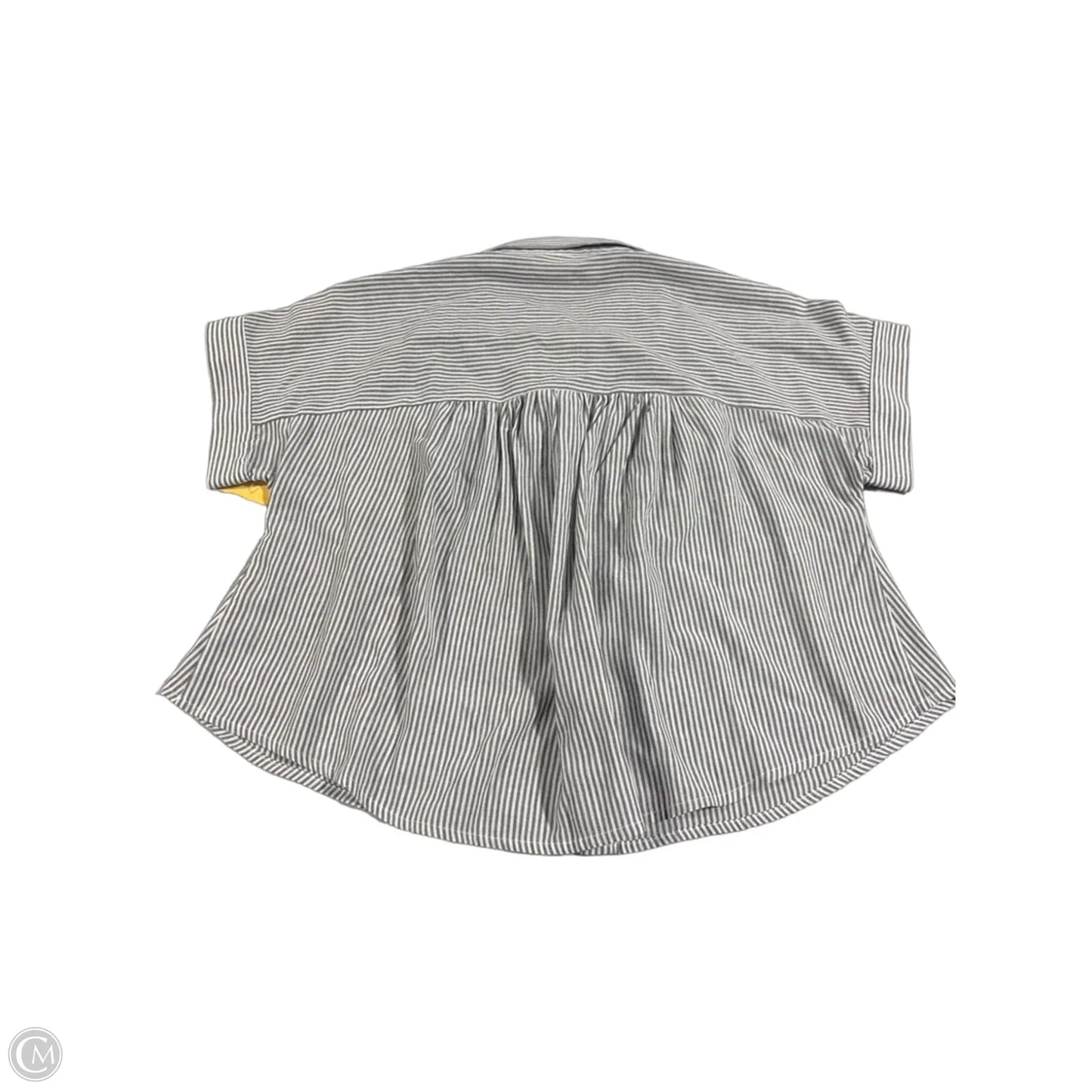 Top Short Sleeve By Mod Ref In Striped Pattern, Size: M