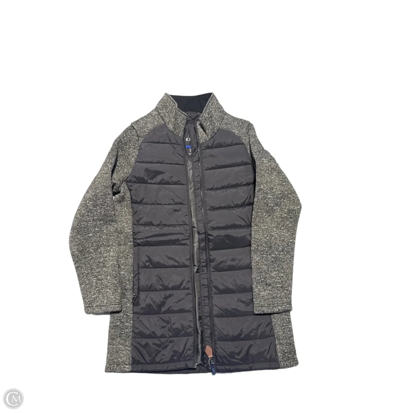 Jacket Faux Fur & Sherpa By Cmc In Black & Grey, Size: S