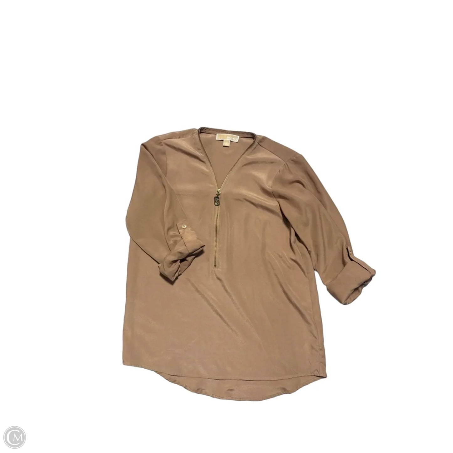 Top 2pc 3/4 Sleeve By Michael By Michael Kors In Tan, Size: Xs