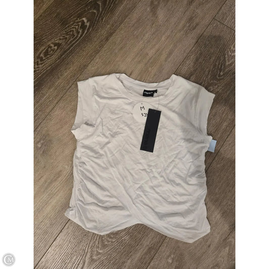 Top Sleeveless By Mono B In White, Size: M