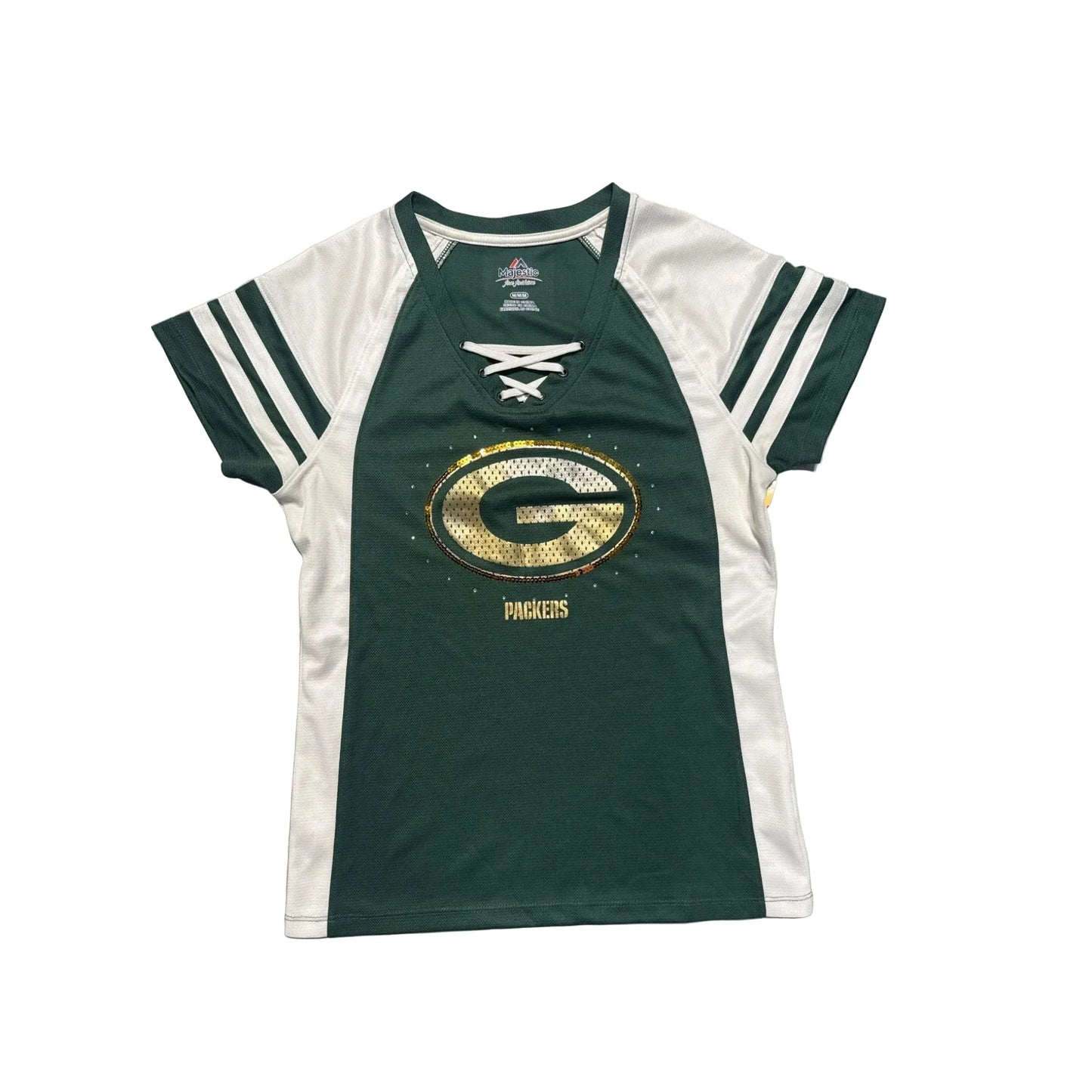 Top Short Sleeve By Majestic In Green, Size: M