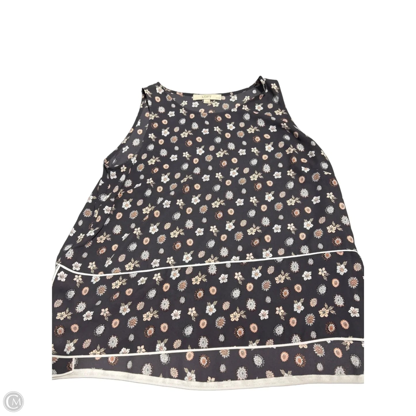Tank Top By Loft In Grey, Size: Lp