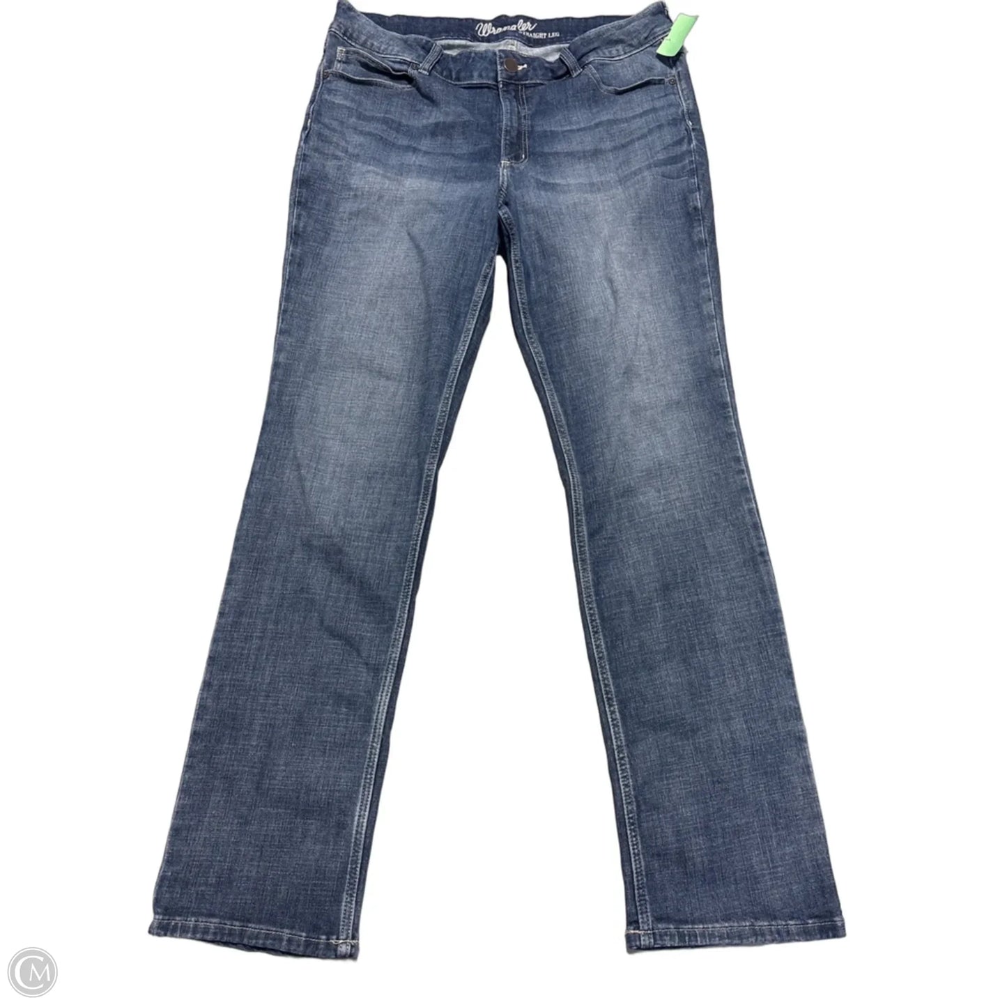 Jeans Straight By Wrangler In Blue, Size: 18