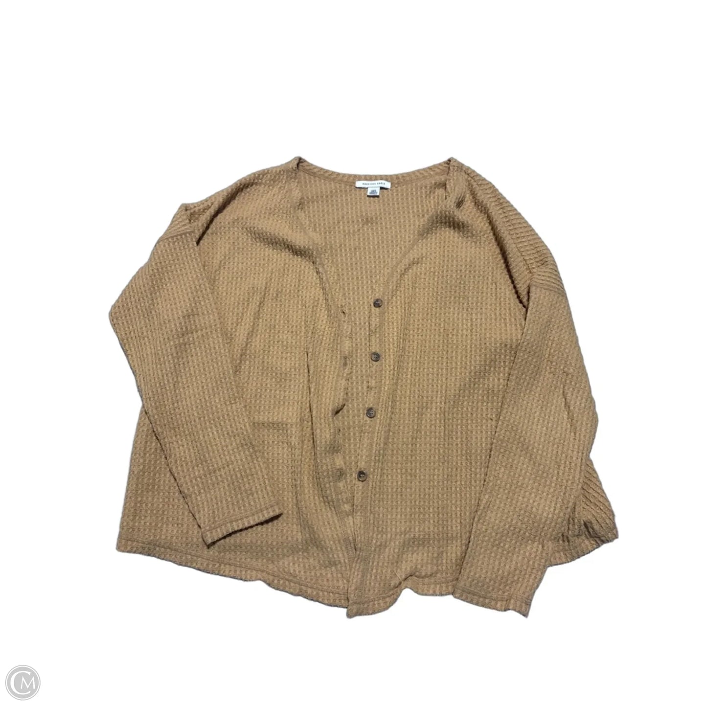 Cardigan By American Glamour Badgley In Yellow, Size: L