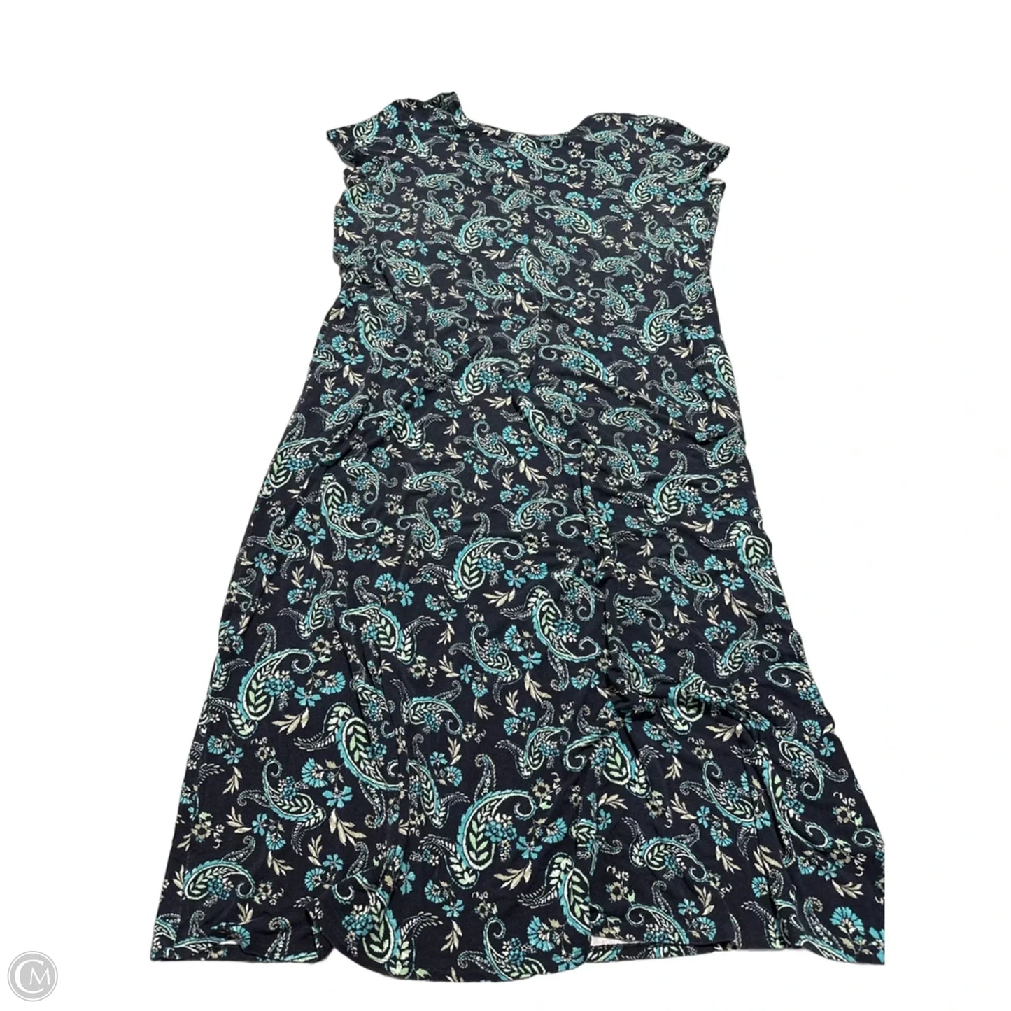 Dress Casual Maxi By J. Jill In Paisley Print, Size: 2x