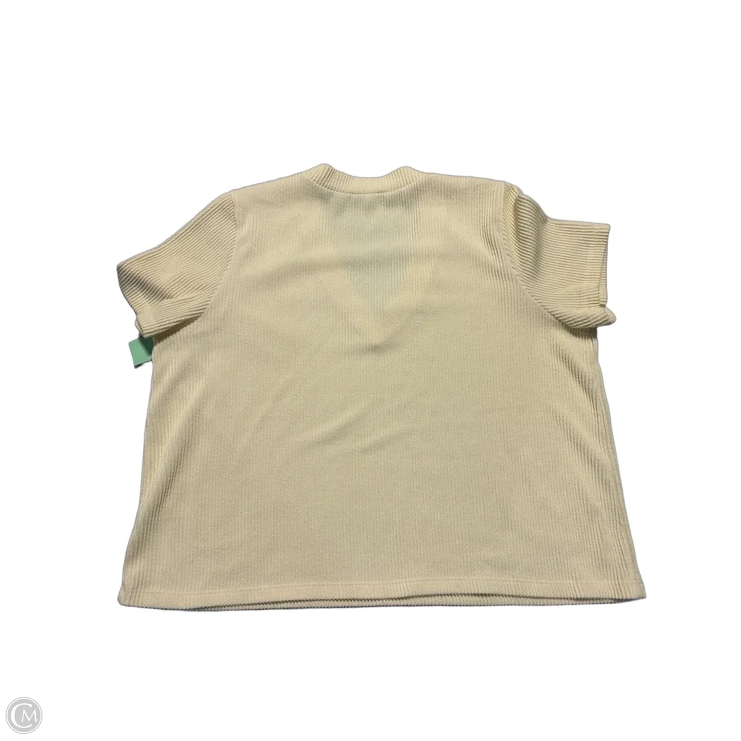 Top Short Sleeve By Mittoshop In Yellow, Size: M