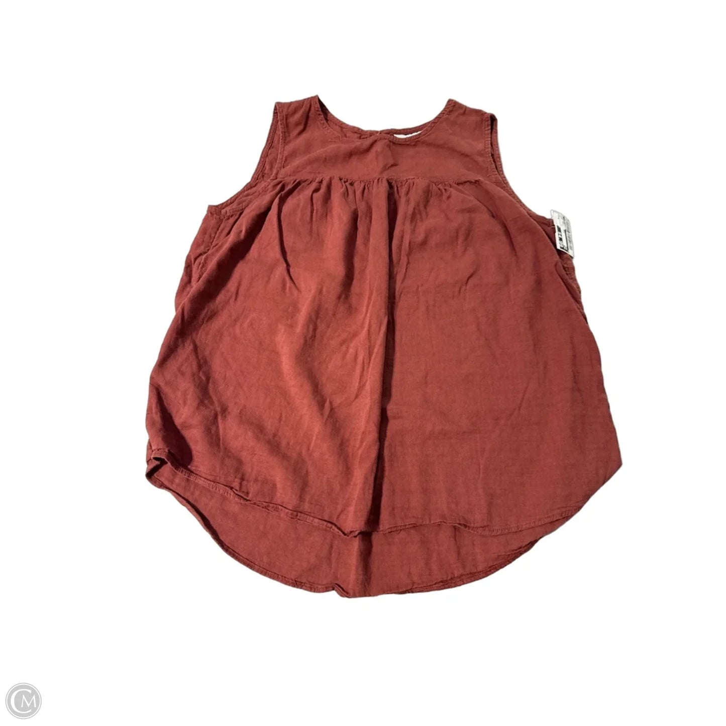 Top Sleeveless By Sonoma In Red, Size: M