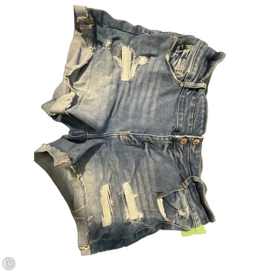 Shorts By Kancan In Blue Denim, Size: 18