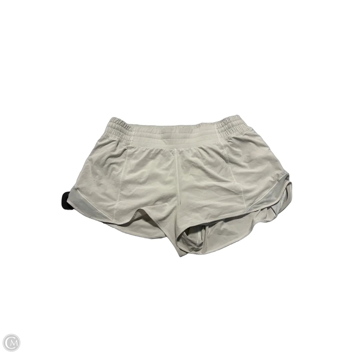 Athletic Shorts By Lululemon In Cream, Size: 14