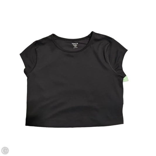 Athletic Top Short Sleeve By Old Navy In Black, Size: Sp