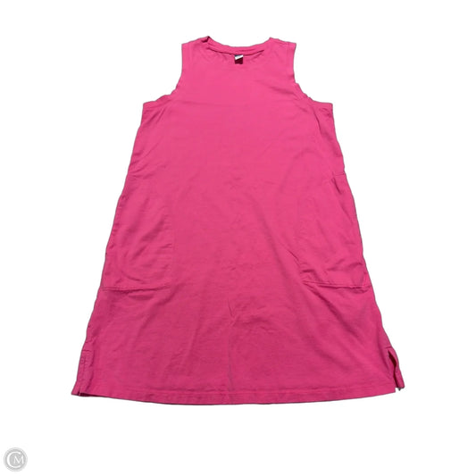 Dress Casual Midi By Old Navy In Pink, Size: M
