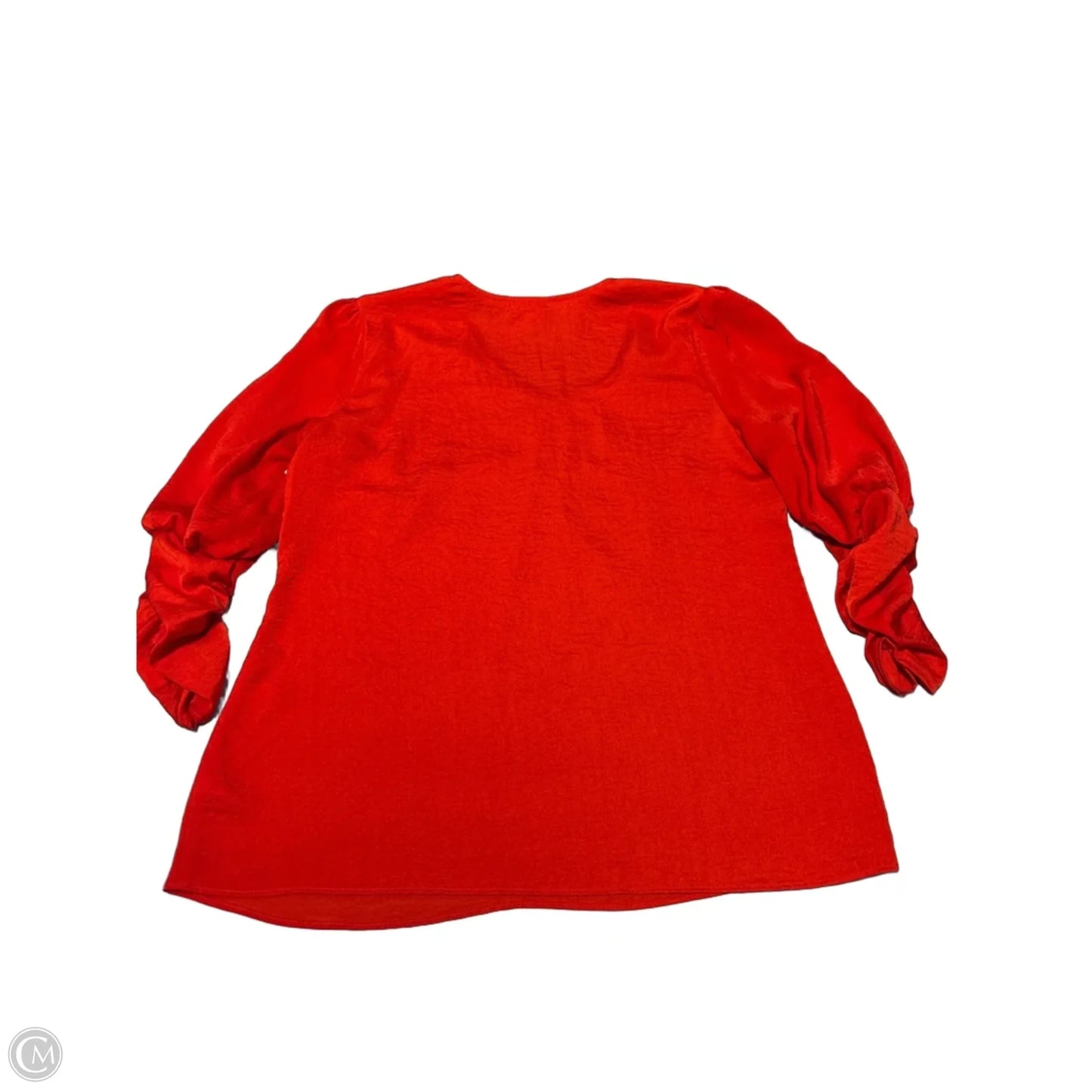 Top 3/4 Sleeve By Cabi In Red, Size: M